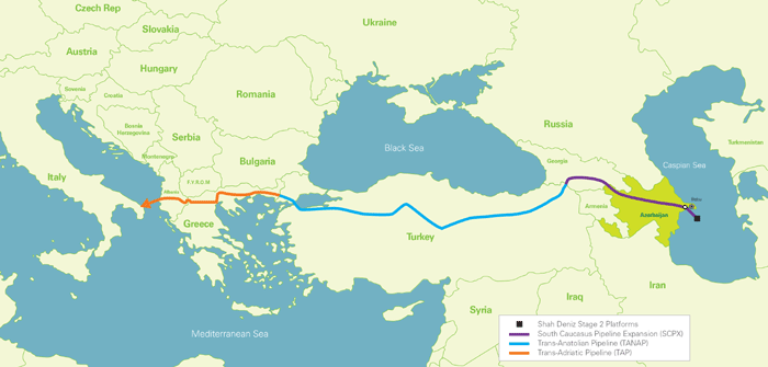 SGC to save Turkey from gas dependence on Russia